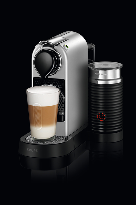KRUPS NESPRESSO CITIZ & MILK XN761B40 POD COFFEE MACHINE / SILVER