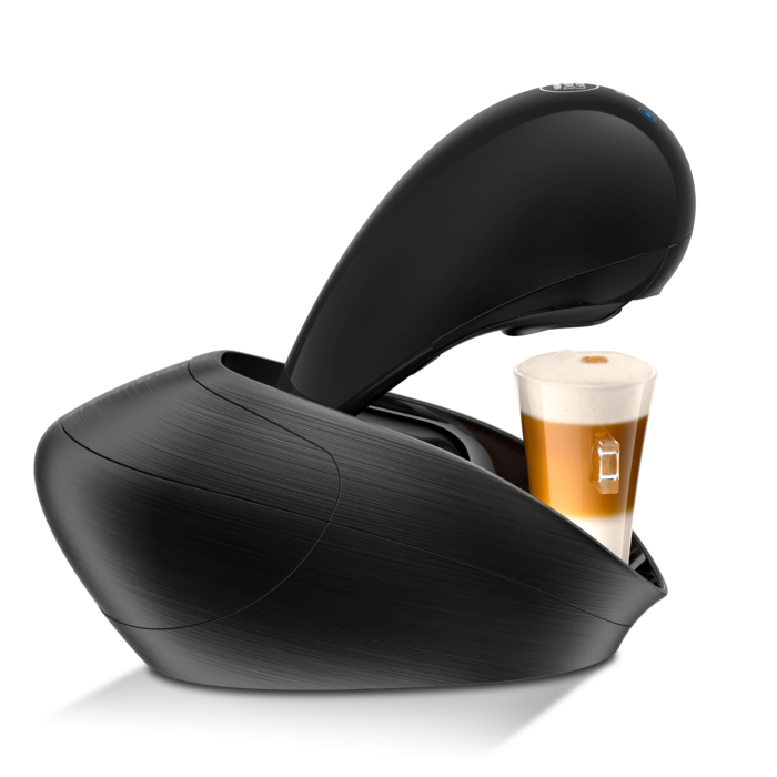 NESCAFÉ® Dolce Gusto® Movenza Automatic Coffee Machine Brushed Black by KRUPS®