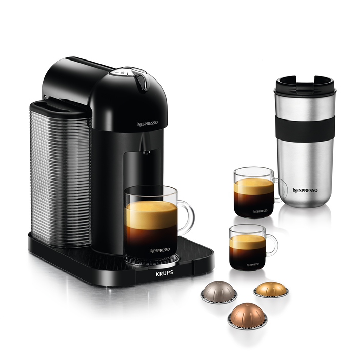 KRUPS Nespresso Vertuo XN901840 Pod Coffee Machine / Black