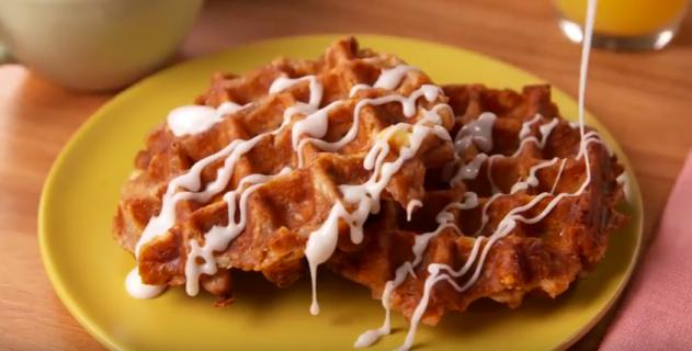 KRUPS Cinnamon Roll Waffles KRUPS Cinnamon Roll Waffles